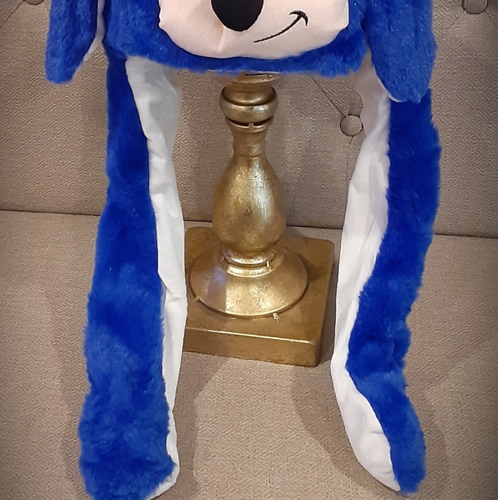 Sonic The Hedgehog Ear Jumping Light up Plush Hat - Picture 3 of 3